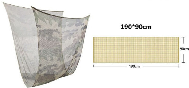 Tactical Camouflage Wrap for Outdoor Adventures - Oversized Cotton Design