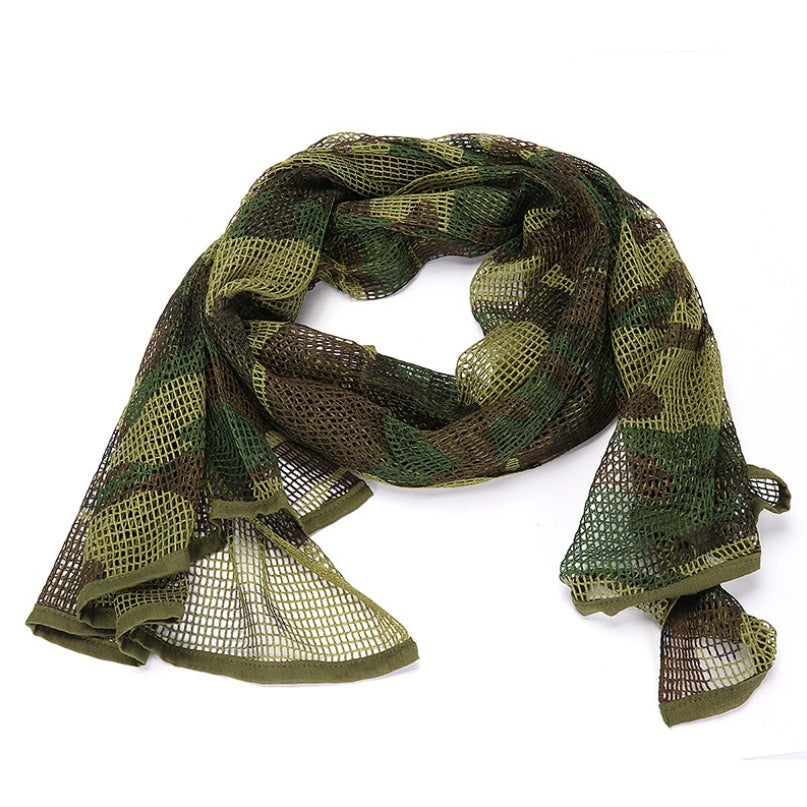 Tactical Camouflage Wrap for Outdoor Adventures - Oversized Cotton Design