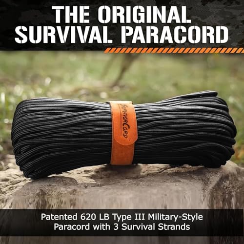 TITAN SurvivorCord - Patented Survival Paracord (100ft)