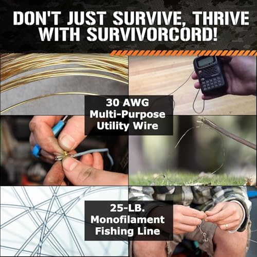 TITAN SurvivorCord - Patented Survival Paracord (100ft)