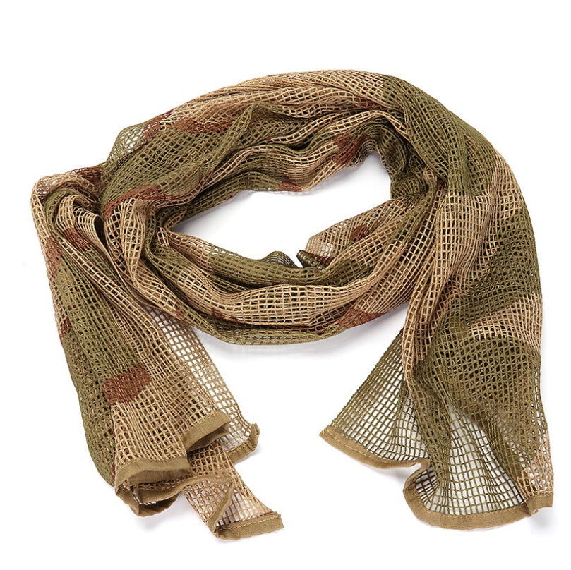 Tactical Camouflage Wrap for Outdoor Adventures - Oversized Cotton Design