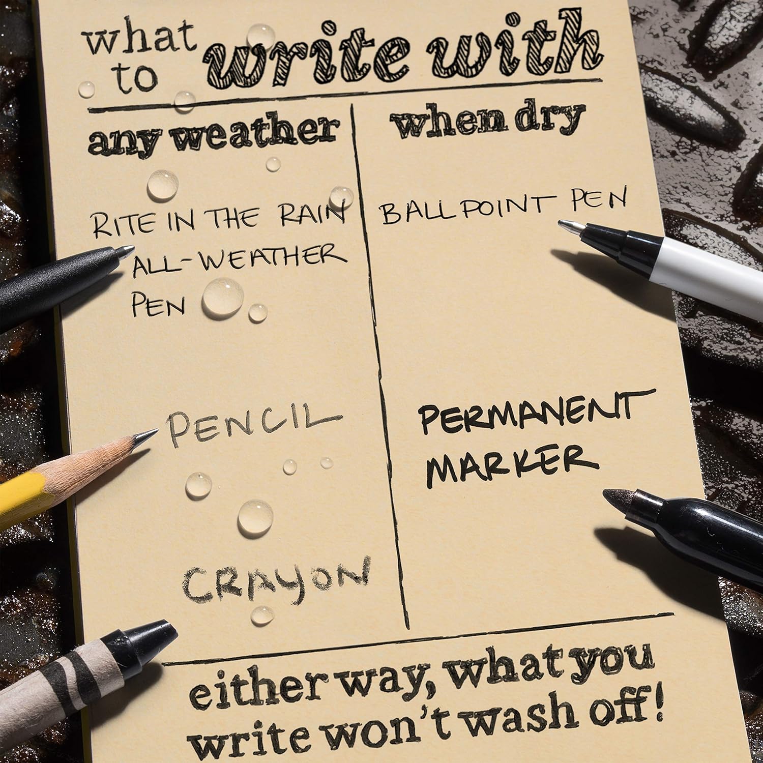 Rite in the Rain Warrior's Notebook 3x5