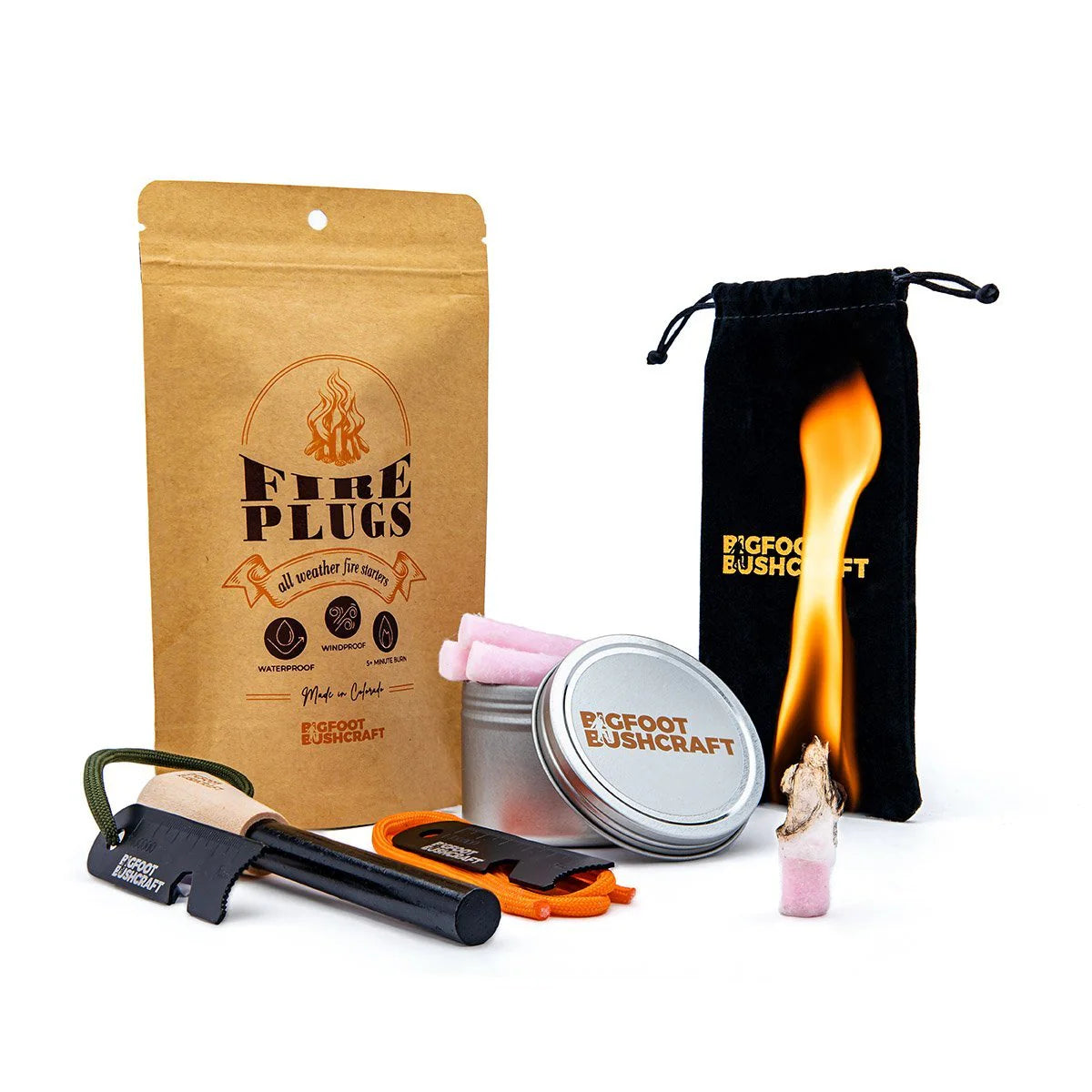 Bigfoot Bushcraft Fire Plugs